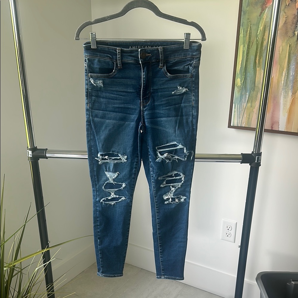 American Eagle Outfitters Hi Rise Jegging size 6 short